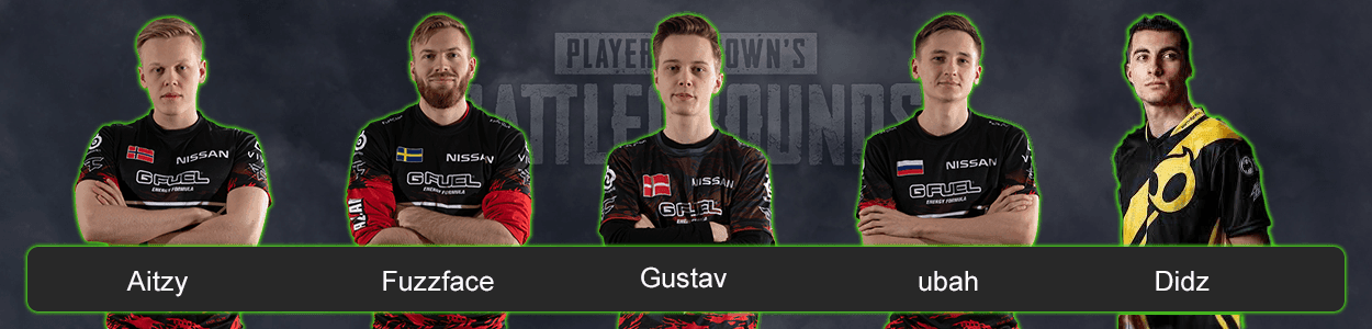 Команда FaZe Clan по PlayerUnknown's Battlegrounds