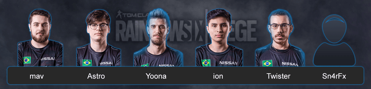 Команда FaZe Clan по Tom Clancy's Rainbow Six Siege