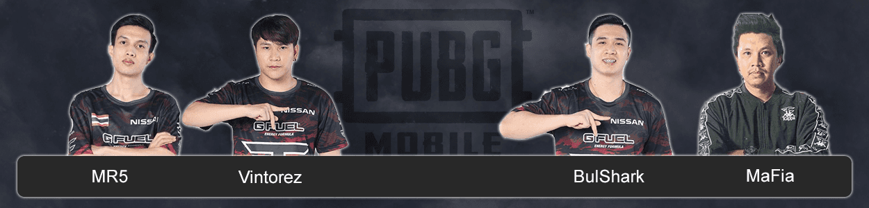 Команда FaZe Clan по PUBG Mobile