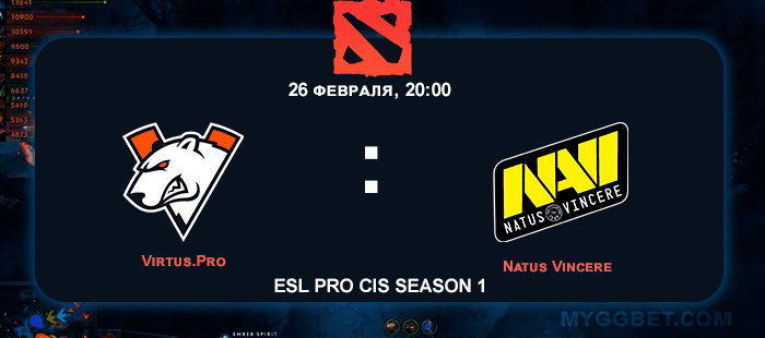 Прогноз на матч Virtus.Pro vs Natus Vincere 26 февраля 2021 года